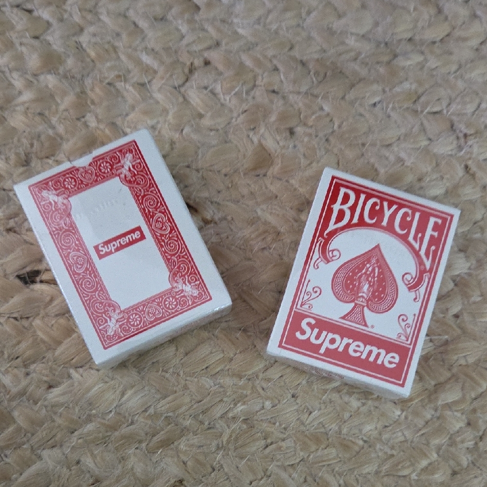 Supreme Red Playing Cards Mini 2 Sets Unopened